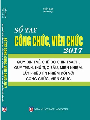 Sổ tay công chức viên chức 2017